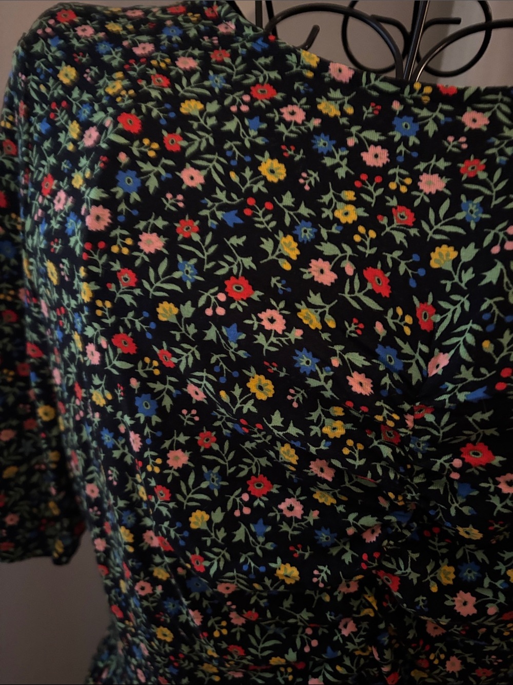 BODEN Short Sleeve Tiered Fit & Flare Minidress - Picture 4 of 5